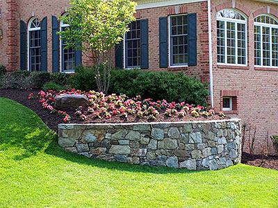 Retaining Wall Installation
